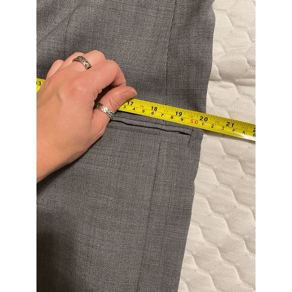 Posillipo 1930 Sartoria Made in Napoli Single-Breasted Checkered Coat Gray Custo - Picture 3 of 16